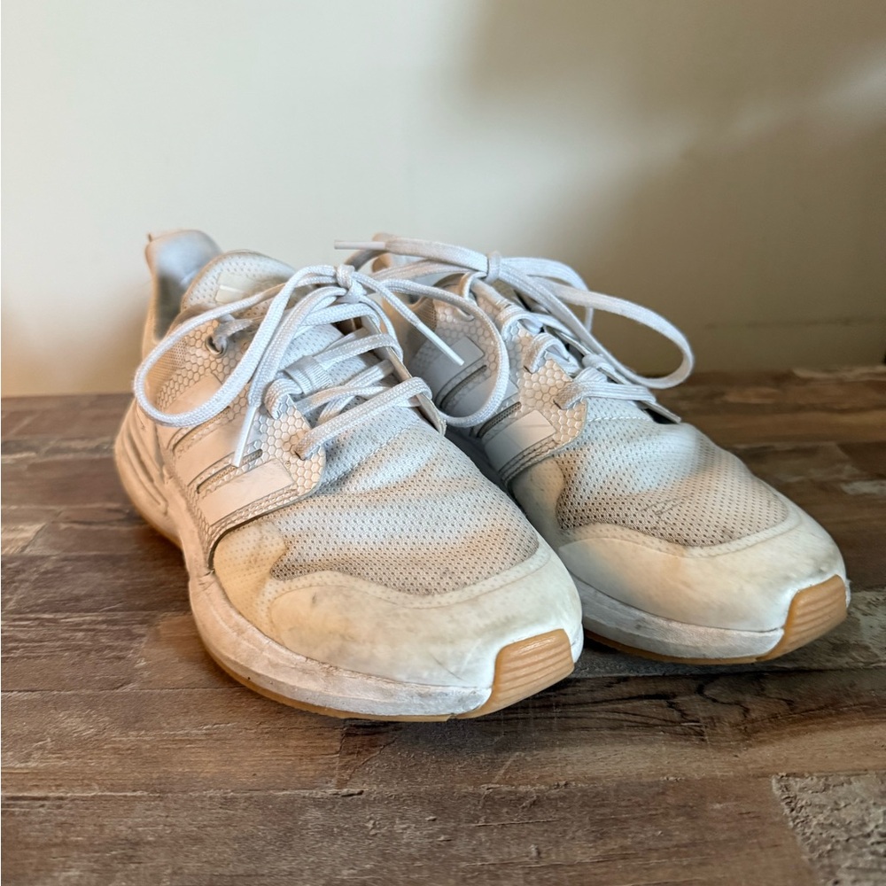 White Adidas Athletic Sneakers - Sz 3Y
